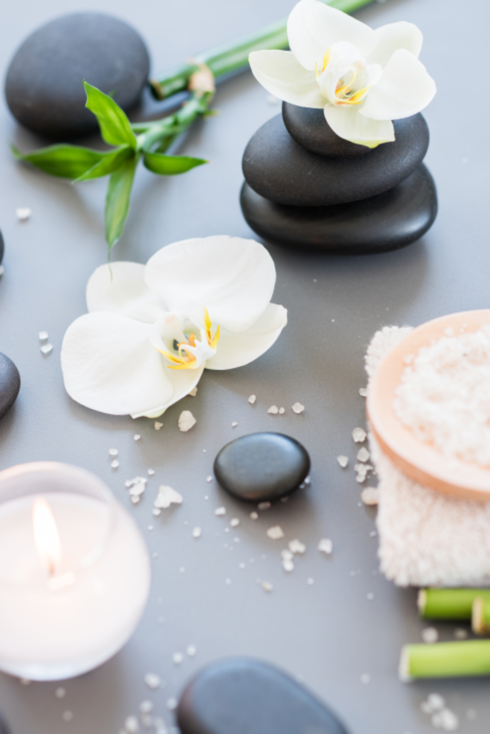 Flatlay Spa (stock photo)